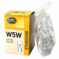 Автолампа HELLA W5W W2,1x9,5d 12V 8GP003594-121 (min10)